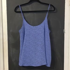 Blue Polka Dot Tank